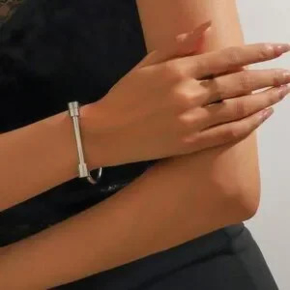 Chic Silver Cuff Bracelet